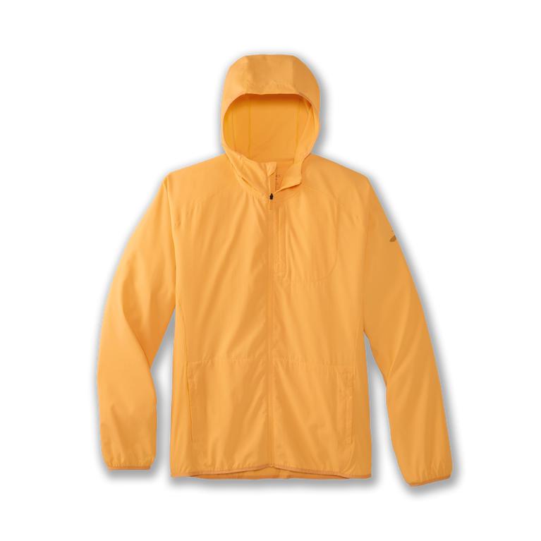 Brooks Canopy Mens Running Jackets - Fluoro Orange - Indonesia (OIDJ-76584)